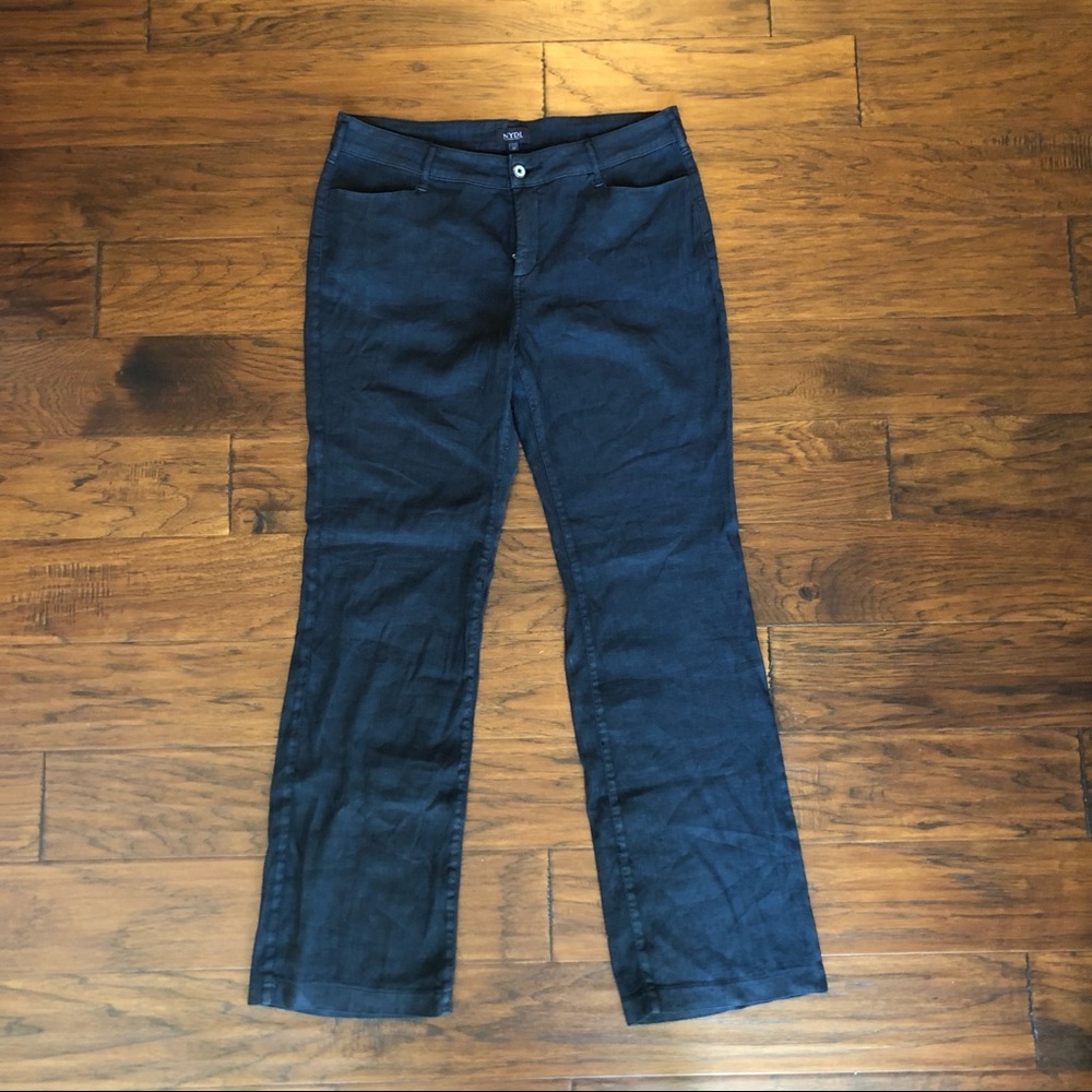 NYDJ Linen-Blend Trouser, Size 12